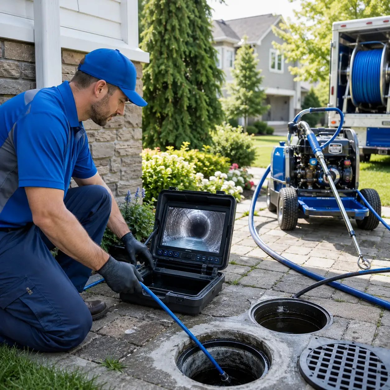 Outdoor drain cleaning professionals serving Pitts, GA